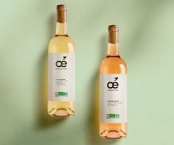 Vin blanc chardonnay bio Oé